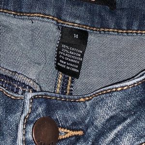 Charlotte Russe refuge distressed boyfriend jeans